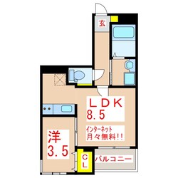 カレラ　Ⅱの物件間取画像